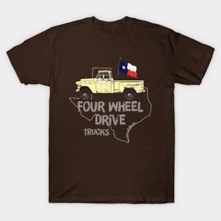 50s Chevy Truck dark colors apparel T-Shirt